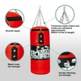 thumbnail image 6 of Kids Boxing Punching Bag Set - 2.6ft Leather Heavy Boxing Bag with Gloves & Bandage for Kids Children Youth Boxing, MMA, Home Gym & Martial Arts Training Equipment (Unfilled), Yellow, 6 of 10