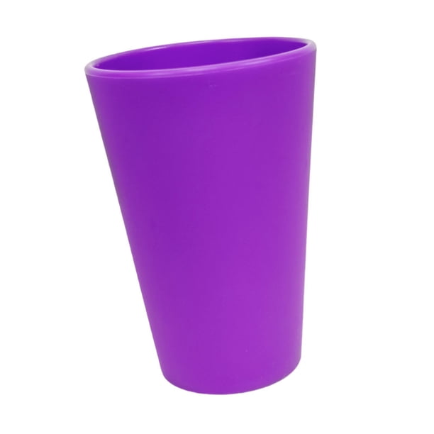 Botella de agua, taza de café de agua de 480ml,Taza de agua fría portátil de gran capacidad,Taza de agua de silicona para mujeres, oficina, Camping, púrpura