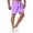 E-585Purple, variant on FAOWME Male Summer Shorts Drawstring Elastic Waist Solid Color Comfortable Breathable Loose Fit Shorts For Casual Daily Wear,Yellow,Xxxxl