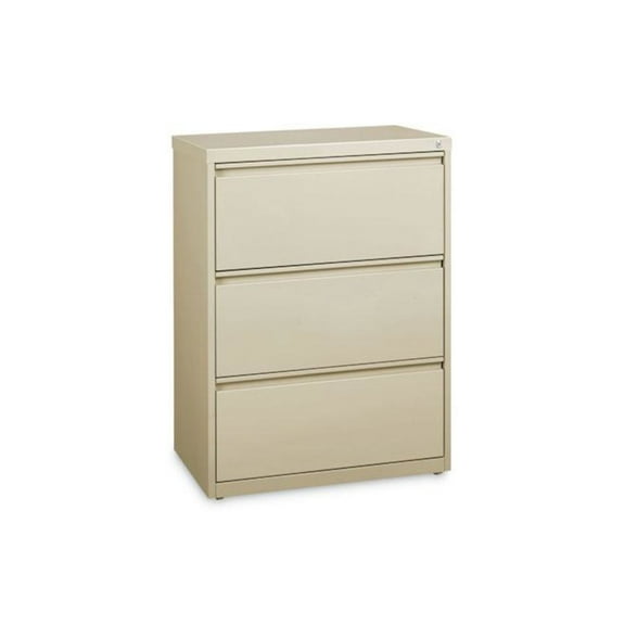 Alera Lateral File, Three Legal/Letter/A4-Size File Drawers, 30" x 18.62" x 40.25", Putty