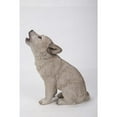 thumbnail image 2 of Hi-Line Gift Ltd Howling Wolf Pup Statue, 2 of 4