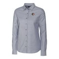 thumbnail image 2 of Women's Cutter & Buck Charcoal Florida State Seminoles Oxford Stretch Long Sleeve Button-Up Shirt, 2 of 3