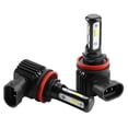 thumbnail image 1 of 120W 6000K 3LEDs Headlight H8/H9/H11 Universal Front Light 12-24V Waterproof Dustproof Auto Replacement, 1 of 12