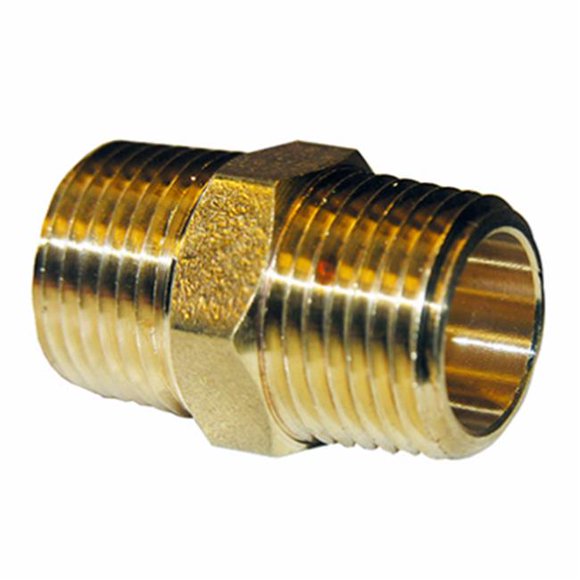 Plumb Shop Div Brasscraft 208150 0.75 in. Male Pipe Brass Hex Nipple