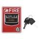 thumbnail image 1 of Botón de Alarma Contra Incendios Seguridad Doble Acción Multicables 9-28 VCC, 1 of 9