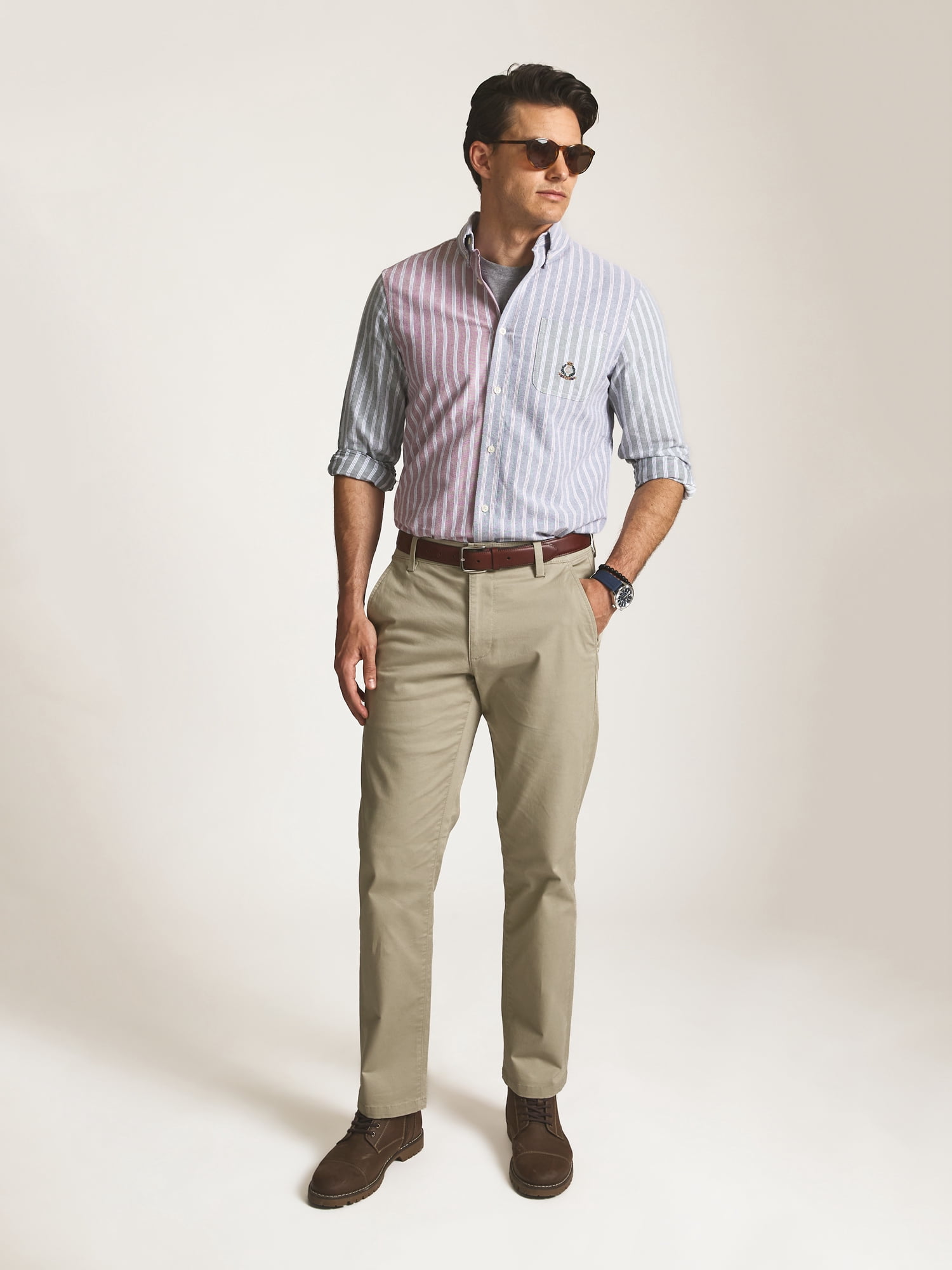 Chaps Men’s and Big Men’s Heritage Cotton Oxford Shirt, Sizes S–2XL