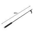 thumbnail image 3 of 40 Inch Fireplace Poker Heavy Duty Wrought Iron Steel Fire Pit Poker, Long Handle Heat Resistant Firewood Stick for Outdoor Camping Bonfire Indoor Fireplace Wood Stove, 3 of 7