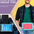 thumbnail image 3 of Dteck Case for Lenovo Tab M8 8.0 inch, Heavy Duty Shockproof Case with Shoulder Strap for Lenovo Tab M8 TB-8505F/8505X, Built-in Kickstand,Mint+Rose, 3 of 7