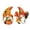 Orange, variant on Tyidzon 2 Pcs Fall Gnome Decorations, Thanksgiving Wooden Tabletop Figurines for Shelf and Autumn Harvest Home Decor