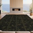 thumbnail image 2 of Design&I 4'x6' Ultra Soft Area Rug, Bamboo Snake Sofa Vintage Boho Bird Motif Gothic Scroll Border None Fluffy Washable Non Shedding for Bedroom Living Room Home Office, 2 of 7