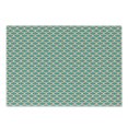 thumbnail image 1 of Geometric Cutting Board, Seventies Nostalgic Repeating Symmetric Mathematical Forms Design, Decorative Tempered Glass Cutting and Serving Board, Small Size, Orange White Teal, by Ambesonne, 1 of 1