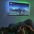 thumbnail image 4 of Monster 6.5ft Indoor LED Strip Lights, Multicolor LED Lights for TV & Bedroom, Sound Reactive, USB Powered, 4 of 9