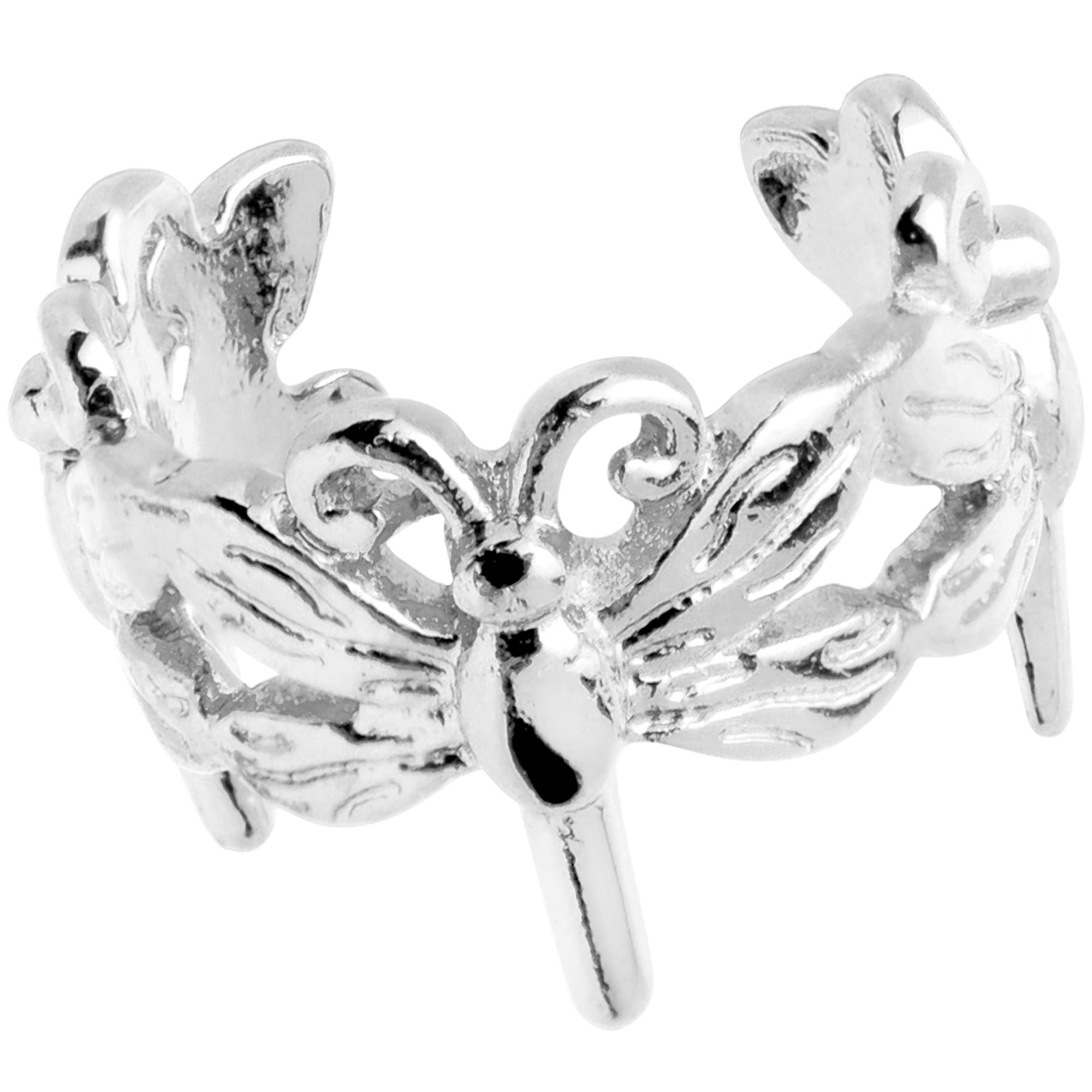 Body Candy Flights of Fancy Dragonfly Adjustable Ear Cuff