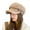 Khaki, variant on Women Autumn and Winter Ear Warm Hats Baseball Wool Ball Cap and Fleece Animals Tongue Knitted Hats Black