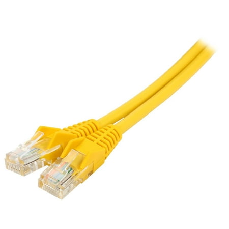 UPC: 0037332155009 | TRIPP LITE N001-003-YW 3 ft. Cat 5E Yellow 350MHz Snagless Molded Cable