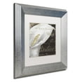 thumbnail image 3 of Trademark Fine Art "Fleurs Blanc I" Canvas Art by Color Bakery White Matte, Silver Frame, 3 of 4