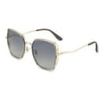 thumbnail image 2 of Gafas de sol poligonales MFZFUKR polarizadas de verano TR acero inoxidable cobre blanco nailon, 2 of 6
