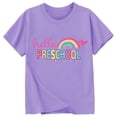 thumbnail image 5 of LILIYA Back To School Shirt Kids Girl Cute Kindergarten Relaxed Fit Casual Short Sleeve Cotton T-Shirt Summer Outfit, 5 of 5