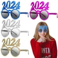 thumbnail image 4 of Raindrops 4Pcs Eye-Catching 2024 Modeling Eyewear Plastic Assorted Colors for New Year Party, 4 of 8