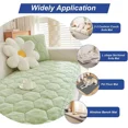 thumbnail image 2 of TOPCHANCES Fuzzy Couch Covers for Pets, Thickened Sofa Covers Furniture Protector Mat, Pet Bed Mat Couch Cover (Light Green, 90*210cm), 2 of 7