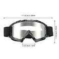 thumbnail image 2 of Windproof Motorcycle Goggles for Dirt Bike ATV Racing with Ski Goggles and Glasses Included, 2 of 8