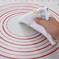 thumbnail image 1 of Tapis de Rouleau à Pâtisserie en Silicone Résistant à l'Usure de Haute Qualité, pour Cuisine de Restaurant à Domicile Rouge, 1 of 8