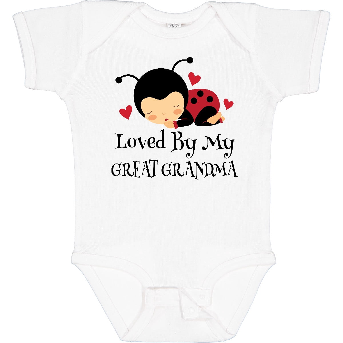 Inktastic Loved by My Great Grandma Girls Baby Bodysuit
