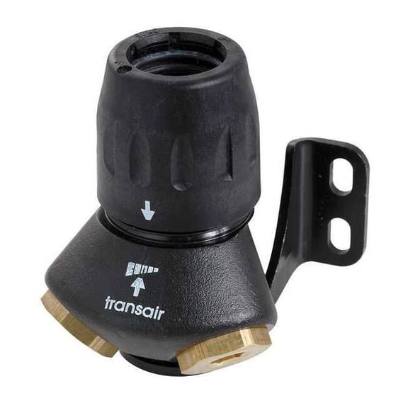Transair Fitting, Brass, Black 6689 25 22GR
