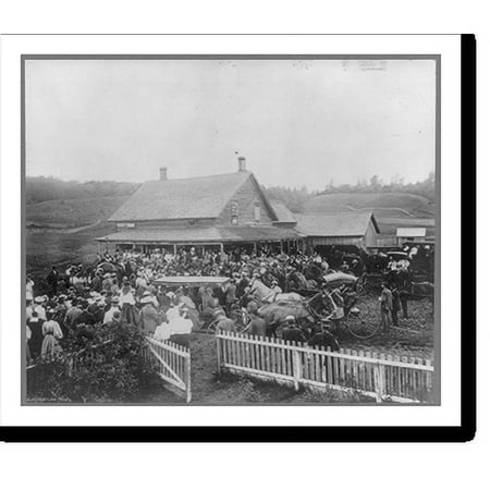 Historic Print, [Home of John Brown (1800-1850) at Saranac Lake, N.Y.], 16" x 20"