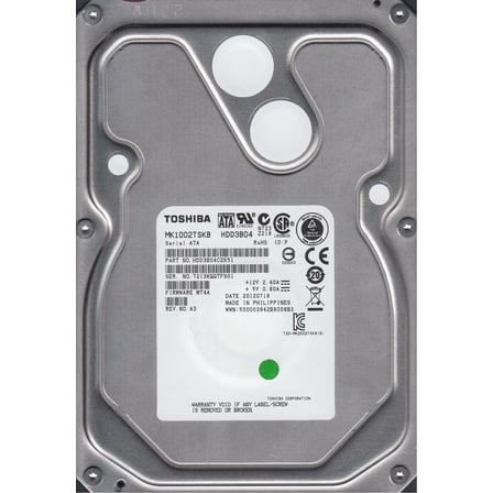 MK1002TSKB, MT4A, HDD3B04CZK51, Toshiba 1TB SATA 3.5 Hard Drive