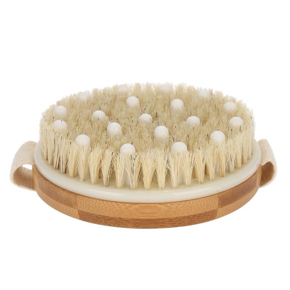 Domqga Body Massage Brush Bathing Shower Dead Skin Removal Detoxification Wash Scrubber, Round Body Massage Brush, Massage Brush