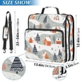 thumbnail image 2 of FORMRS Zipper Binder with Shoulder Strap 2-inch Ring 500 Sheet Capacity File Bag, Cartoon Orange Houses, 2 of 5