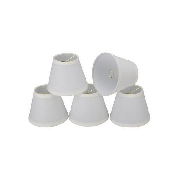 Aspen Creative Corporation 5'' Linen Empire Candelabra Shade (Set of 5)