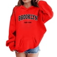 thumbnail image 1 of Sweat à Capuche Décontracté à Manches Longues pour Filles avec Poche Confortable et Polyvalent pour Tous les Jours, 1 of 4