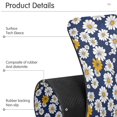 thumbnail image 4 of Yayeee Faucet Mat for Kitchen Sink 30" Diatomite Long Splash Guard Pad, Retro Daisy Pattern, 2 Pack, 4 of 7