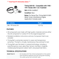 thumbnail image 2 of Timing Belt Kit - Compatible with 1988 - 1991 Honda CRX 1.5L 4-Cylinder 1989 1990, 2 of 2