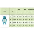 thumbnail image 3 of Fortune Toddler Halloween Monster Costume,Winter Hooded Fleece Snowsuit Onesie Cartoon Cosplay Jumpsuits 0-5 Years, 3 of 9