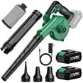 thumbnail image 1 of Combinación de aspiradoras Leaf Blower KIMO, inalámbrica, 4 en 1, 150 MPH, 2000 RPM, 1 of 8