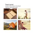 thumbnail image 5 of Travel Journal Writing Notebook for on The Go Taking Notes, Vintage PU Leather Note Book, A6, Unlined Page, 6 Ring Binder - Red, 5 of 5