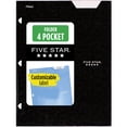 thumbnail image 3 of (19 pack) Five Star 4-Pocket Paper Folder, Black, 3 of 9