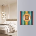 thumbnail image 4 of Yayeee Toggle Light Switch Wall Plate 2-Gang 4.56"x4.48" Decorative Outlet Cover, Colorful Stripes, 4 of 7