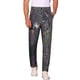 thumbnail image 1 of Pantalones de lentejuelas INSPIRE CHIC para hombres, pantalones rectos brillantes para fiestas disco, 28 plateado, 1 of 5