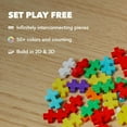 thumbnail image 6 of Plus-Plus: Instructed Play Tube - Sports - 240 Piece - Create 4 Players, Construction Building STEM Toy, Interlocking Mini Puzzle Blocks, Kids Ages 5+, 6 of 6