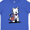 thumbnail image 4 of Inktastic US Flag Westie Boys or Girls Toddler T-Shirt, 4 of 5