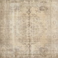 thumbnail image 1 of Ahgly Company Tapis d'Intérieur Carré Traditionnel Pêche Orange Persan, 8 Pieds Carré, 1 of 6