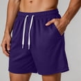 thumbnail image 5 of jjayotai Shorts for Men Drawstring Elastic Waist Shorts Athletic Gym Workout Casual Shorts for Running Pajama Lounge, 5 of 6