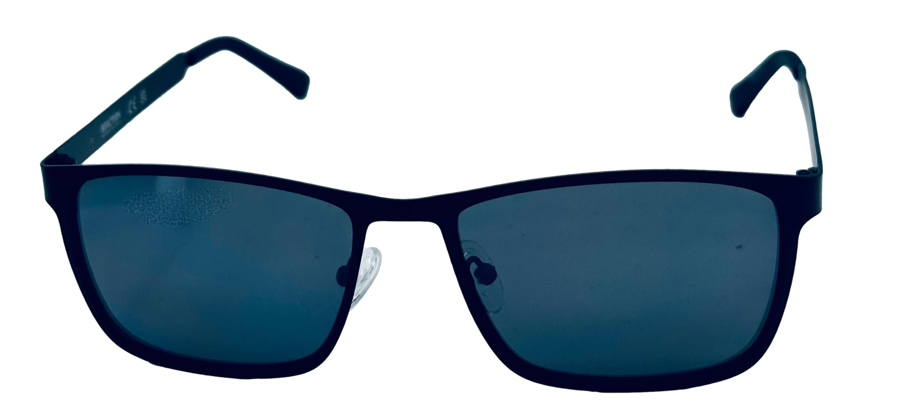 Kenneth Cole Reaction Mens Sunglass Dark Blue Metal Rectangle, KC1329. 91C