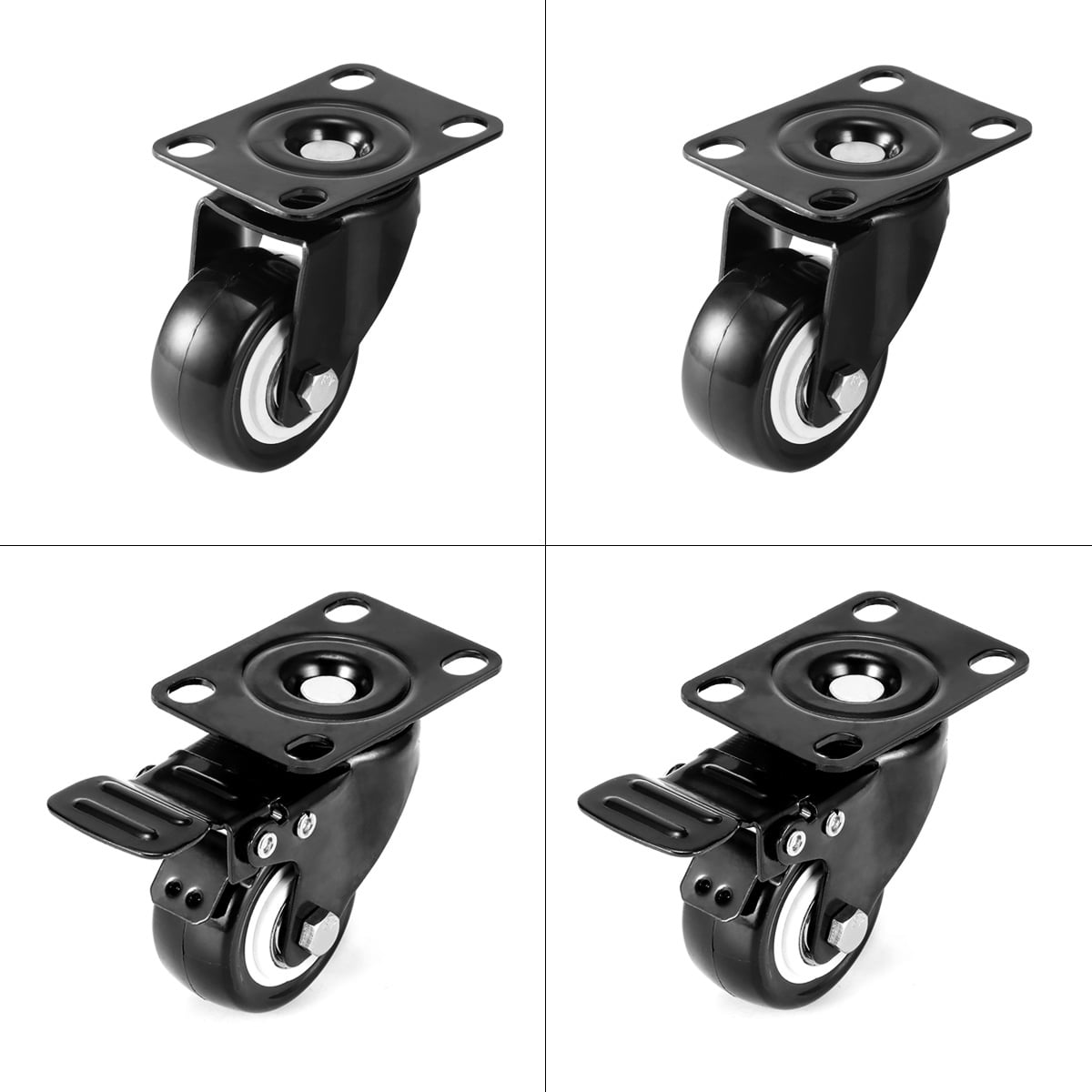 DTOWER 4 pcs/set Transport Castors Swivel Castors Office Chair Heavy