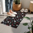 thumbnail image 4 of Paw Prints and Bones Door Rugs,Washable Non Slip Door Mats Indoor,Decorative Door Mats,Entry Mat Indoor for Entrance,Bedroom,Kitchen,Bathroom,16"x24", 4 of 6