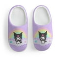 thumbnail image 3 of Kids Slippers Kuromi And My Melody House Slippers Warm Soft Plush Slipper Anti-Slip Winter Fluffy House Shoes for Boys Girls, 3 of 7